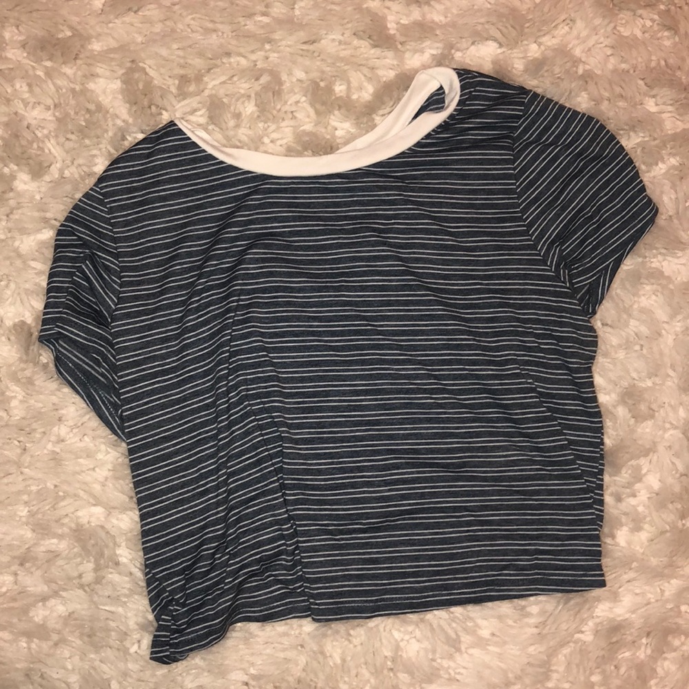 Blue striped Tee